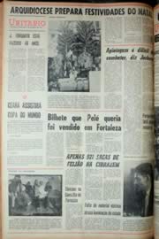 Página do jornal Unitário de dezembro de 1969