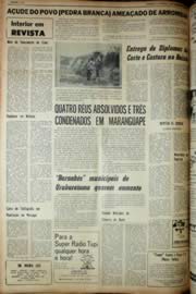 Página do jornal Unitário de dezembro de 1969