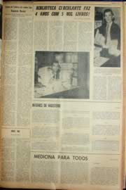 Página do jornal Unitário de dezembro de 1969