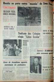 Página do jornal Unitário de dezembro de 1969