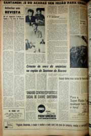 Página do jornal Unitário de dezembro de 1969