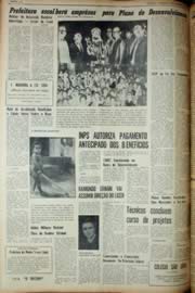 Página do jornal Unitário de dezembro de 1969