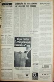 Página do jornal Unitário de dezembro de 1969