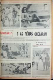 Página do jornal Unitário de dezembro de 1969