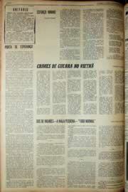 Página do jornal Unitário de dezembro de 1969