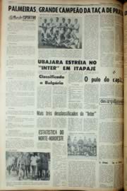 Página do jornal Unitário de dezembro de 1969
