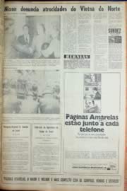 Página do jornal Unitário de dezembro de 1969