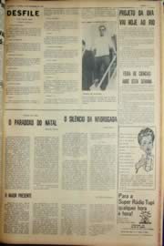 Página do jornal Unitário de dezembro de 1969