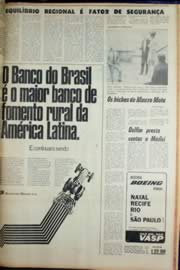 Página do jornal Unitário de dezembro de 1969