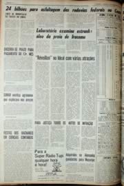 Página do jornal Unitário de dezembro de 1969