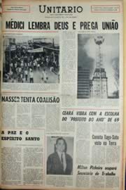 Página do jornal Unitário de dezembro de 1969