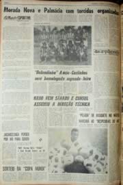 Página do jornal Unitário de dezembro de 1969