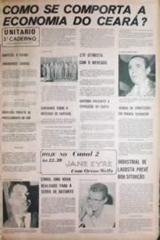 Página do jornal Unitário de julho de 1971