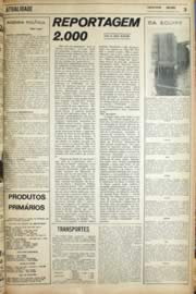 Página do jornal Unitário de julho de 1971