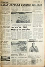 Página do jornal Unitário de julho de 1971