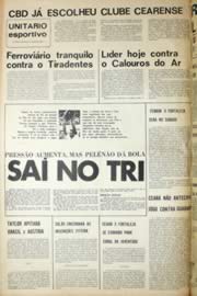 Página do jornal Unitário de julho de 1971