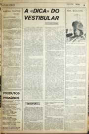 Página do jornal Unitário de julho de 1971