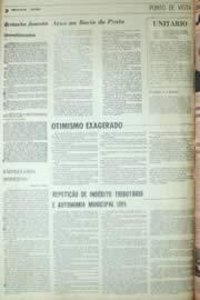 Página do jornal Unitário de julho de 1971