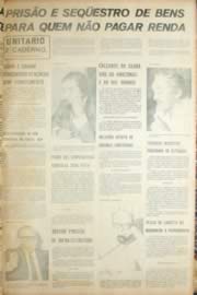 Página do jornal Unitário de julho de 1971