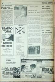 Página do jornal Unitário de julho de 1971
