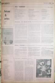 Página do jornal Unitário de julho de 1971