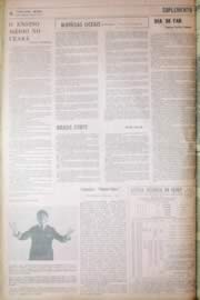 Página do jornal Unitário de julho de 1971