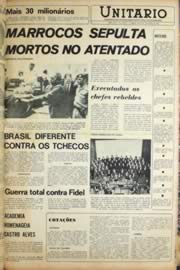 Página do jornal Unitário de julho de 1971