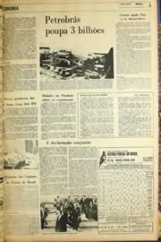 Página do jornal Unitário de julho de 1971