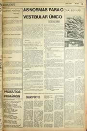 Página do jornal Unitário de julho de 1971