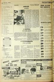 Página do jornal Unitário de julho de 1971