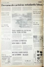 Página do jornal Unitário de julho de 1971
