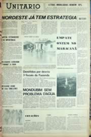 Página do jornal Unitário de julho de 1971