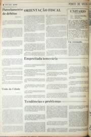 Página do jornal Unitário de julho de 1971