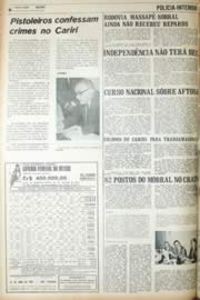 Página do jornal Unitário de julho de 1971