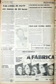 Página do jornal Unitário de julho de 1971