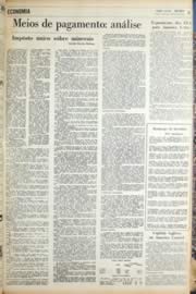 Página do jornal Unitário de julho de 1971