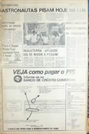 Página do jornal Unitário de julho de 1971