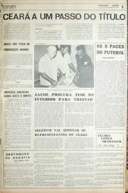 Página do jornal Unitário de julho de 1971