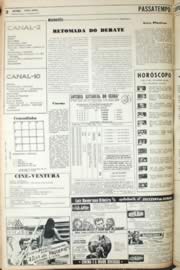 Página do jornal Unitário de agosto de 1971