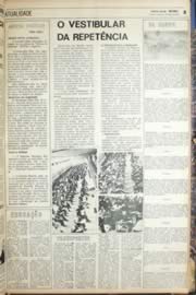 Página do jornal Unitário de agosto de 1971