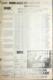 Página do jornal Unitário de agosto de 1971