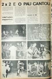 Página do jornal Unitário de agosto de 1971