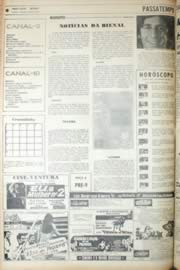 Página do jornal Unitário de agosto de 1971