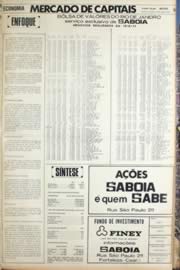 Página do jornal Unitário de agosto de 1971