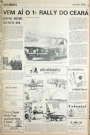 Página do jornal Unitário de agosto de 1971