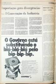 Página do jornal Unitário de agosto de 1971