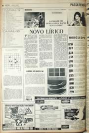 Página do jornal Unitário de agosto de 1971