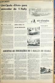 Página do jornal Unitário de agosto de 1971