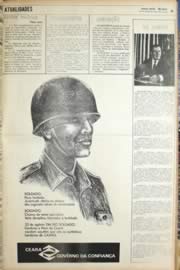 Página do jornal Unitário de agosto de 1971