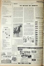 Página do jornal Unitário de agosto de 1971